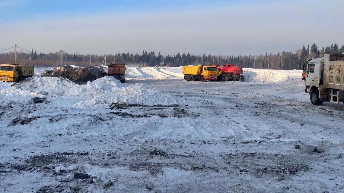 В Томской области продолжается строительство мусоросортировочного комплекса
