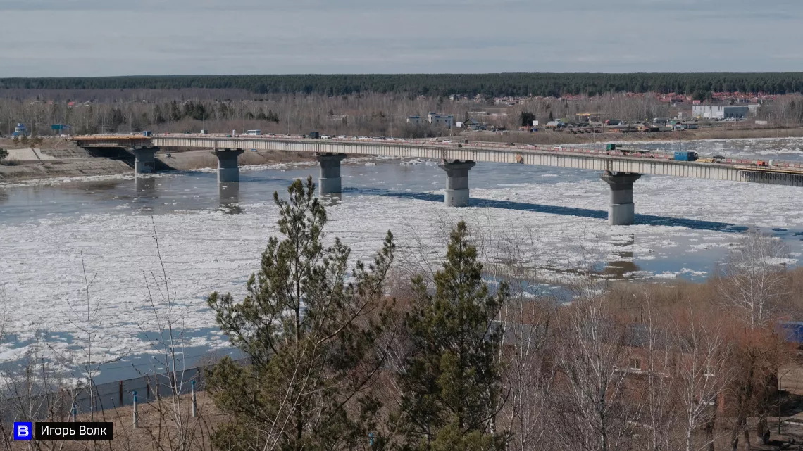 Коммунальному мосту в Томске ничего не угрожает