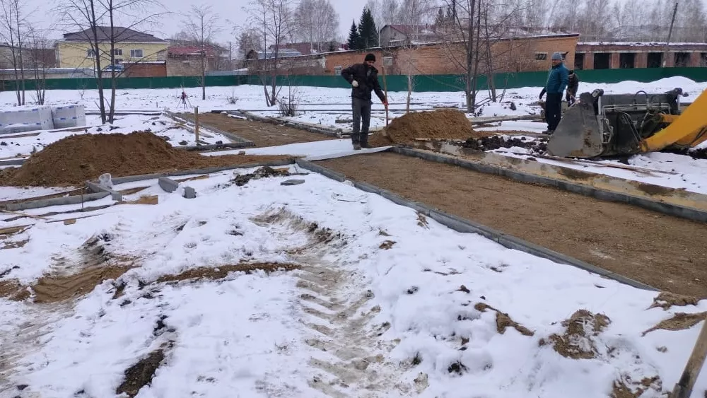 В Асине начали благоустраивать территорию в будущем сквере "Сад ветра"