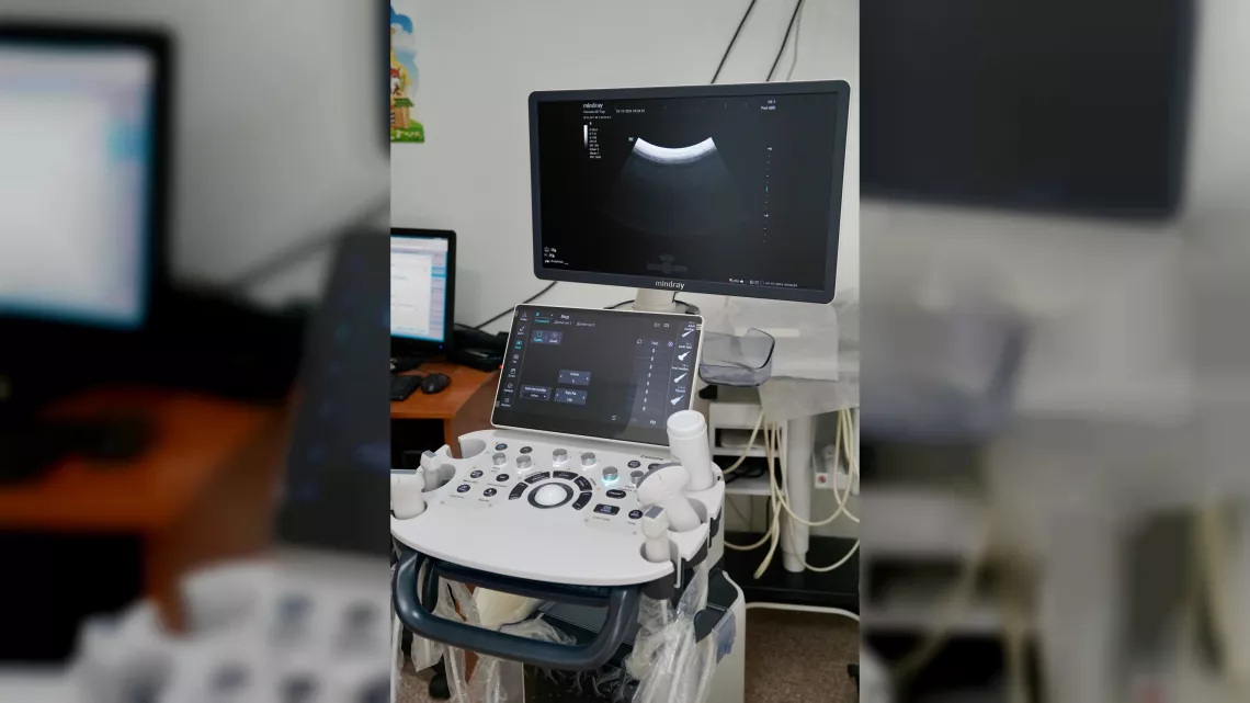 Новый аппарат УЗИ поступил в детскую горбольницу №2 Томска