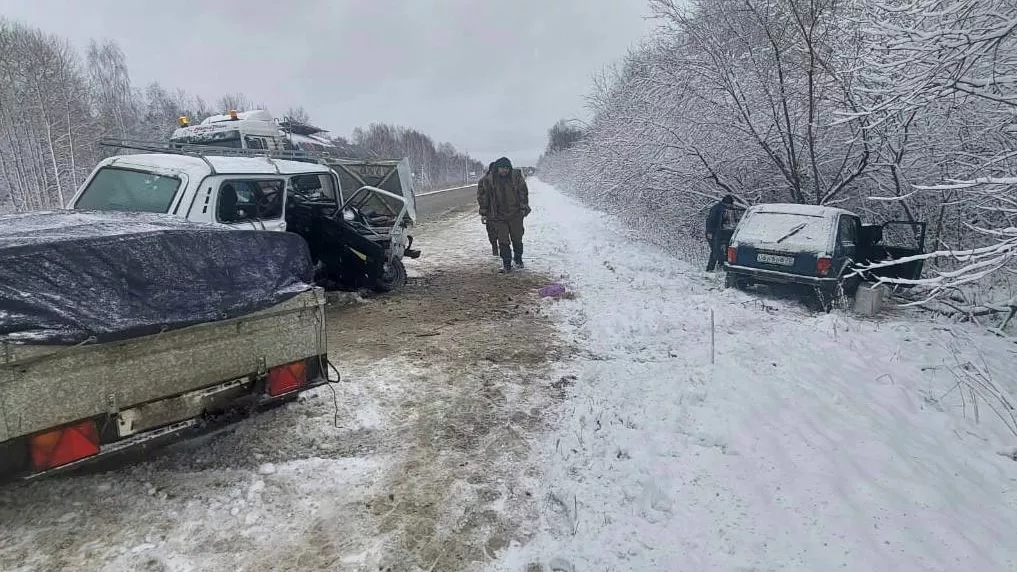 Двое мужчин пострадали в лобовом ДТП на трассе "Томск-Мариинск"