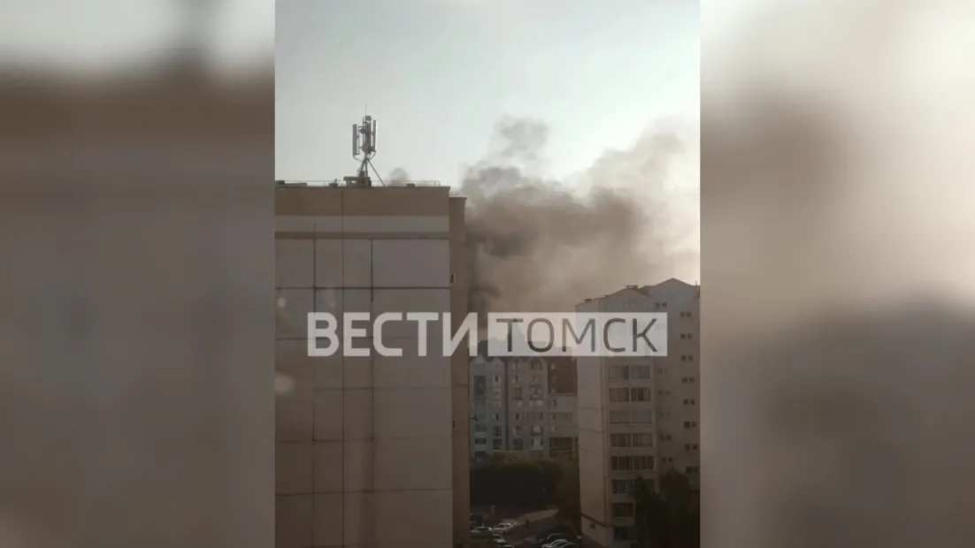 Электроподстанция РЖД вспыхнула на Иркутском тракте в Томске