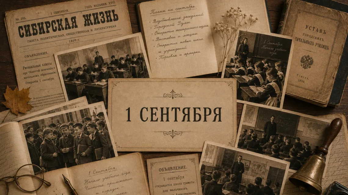 Не букеты и не линейки: каким был 1 сентября в дореволюционном Томске